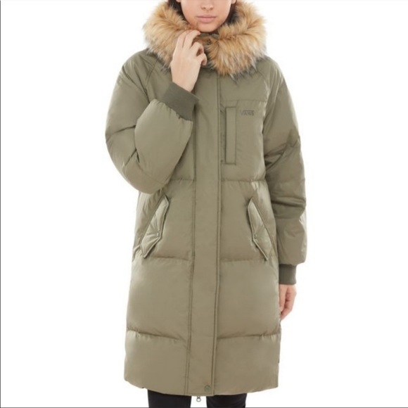 Womens Vans Pullman Faux Fur Puffer Mte 